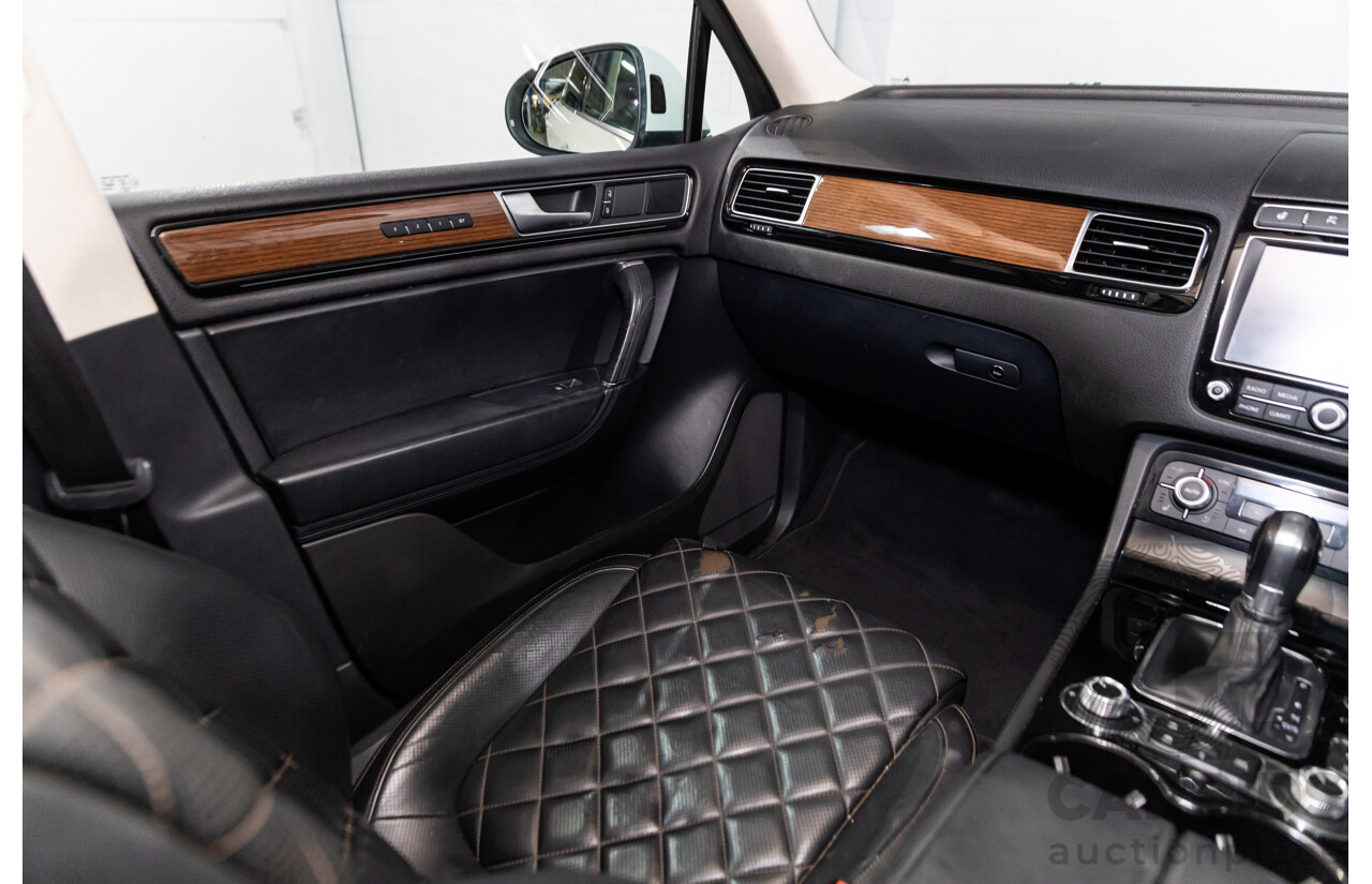 08/2016 Volkswagen Touareg V6 Wolfsburg Edition (AWD) 7P MY17 4d Wagon Pure White Turbo Diesel V6 3.0L