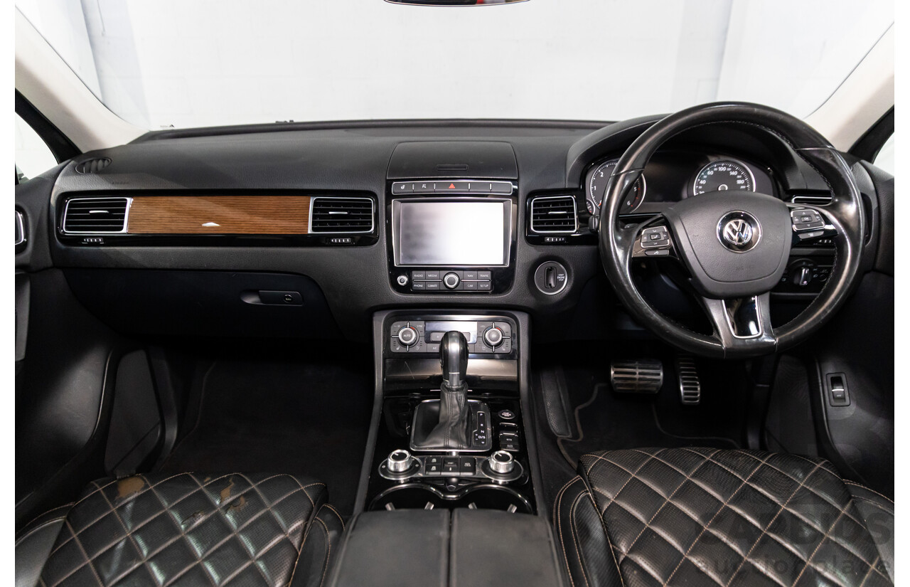 08/2016 Volkswagen Touareg V6 Wolfsburg Edition (AWD) 7P MY17 4d Wagon Pure White Turbo Diesel V6 3.0L