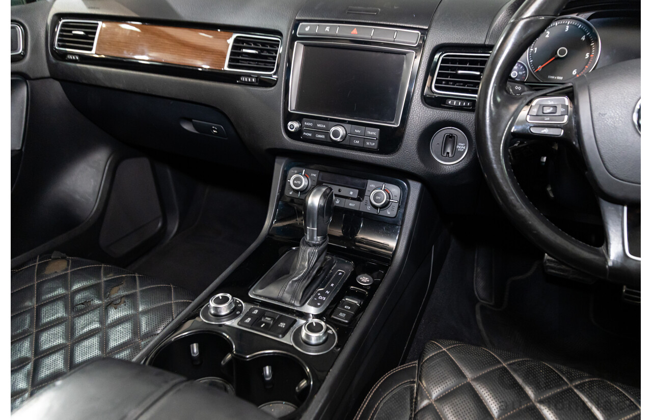 08/2016 Volkswagen Touareg V6 Wolfsburg Edition (AWD) 7P MY17 4d Wagon Pure White Turbo Diesel V6 3.0L