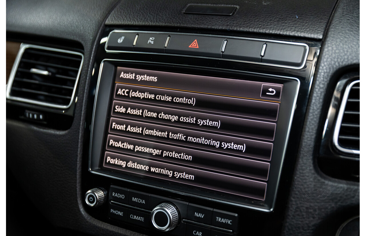 08/2016 Volkswagen Touareg V6 Wolfsburg Edition (AWD) 7P MY17 4d Wagon Pure White Turbo Diesel V6 3.0L