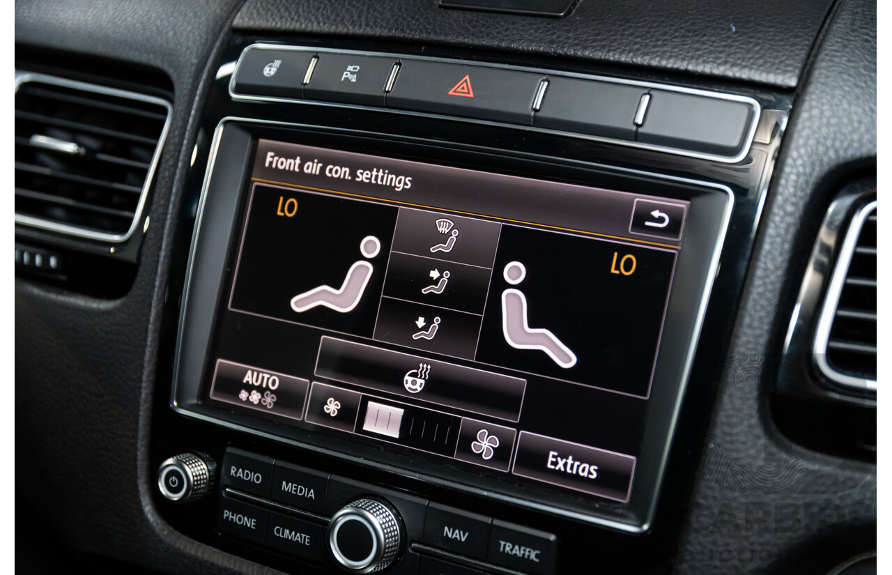 08/2016 Volkswagen Touareg V6 Wolfsburg Edition (AWD) 7P MY17 4d Wagon Pure White Turbo Diesel V6 3.0L