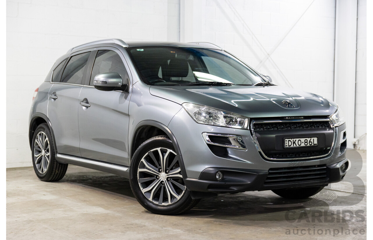 10/2016 Peugeot 4008 Active (FWD) MY15 4D Wagon Titanium Grey Metallic 2.0L