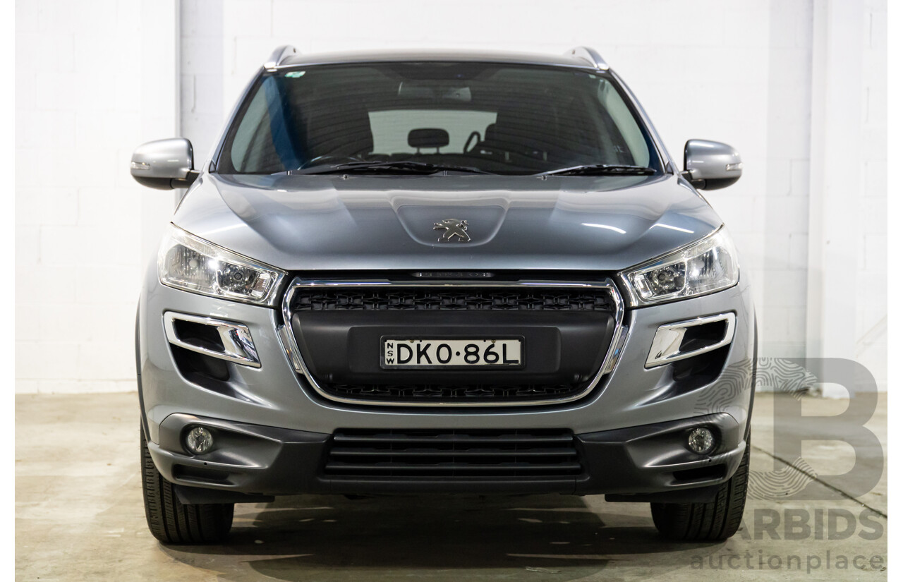10/2016 Peugeot 4008 Active (FWD) MY15 4D Wagon Titanium Grey Metallic 2.0L