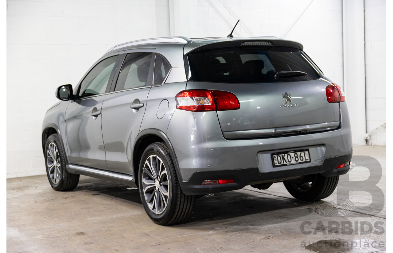 10/2016 Peugeot 4008 Active (FWD) MY15 4D Wagon Titanium Grey Metallic 2.0L