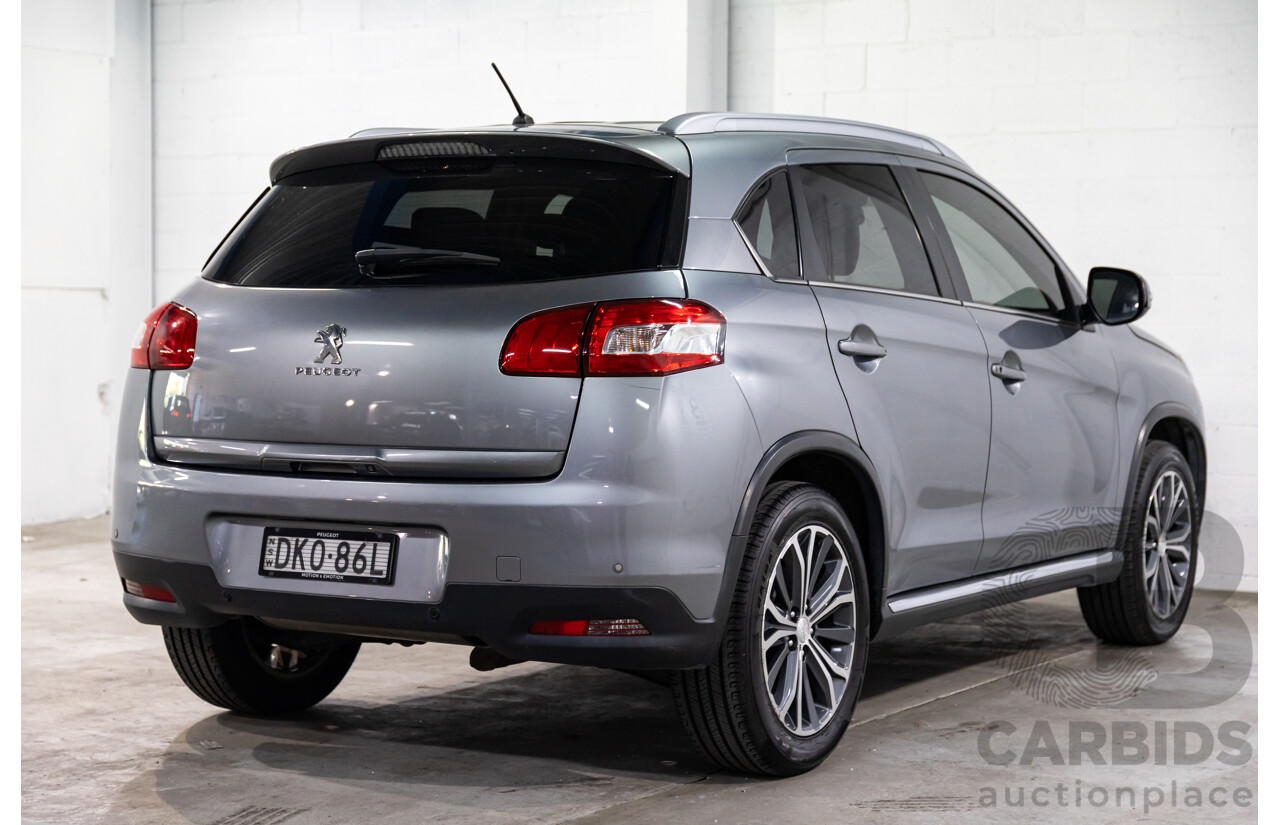 10/2016 Peugeot 4008 Active (FWD) MY15 4D Wagon Titanium Grey Metallic 2.0L