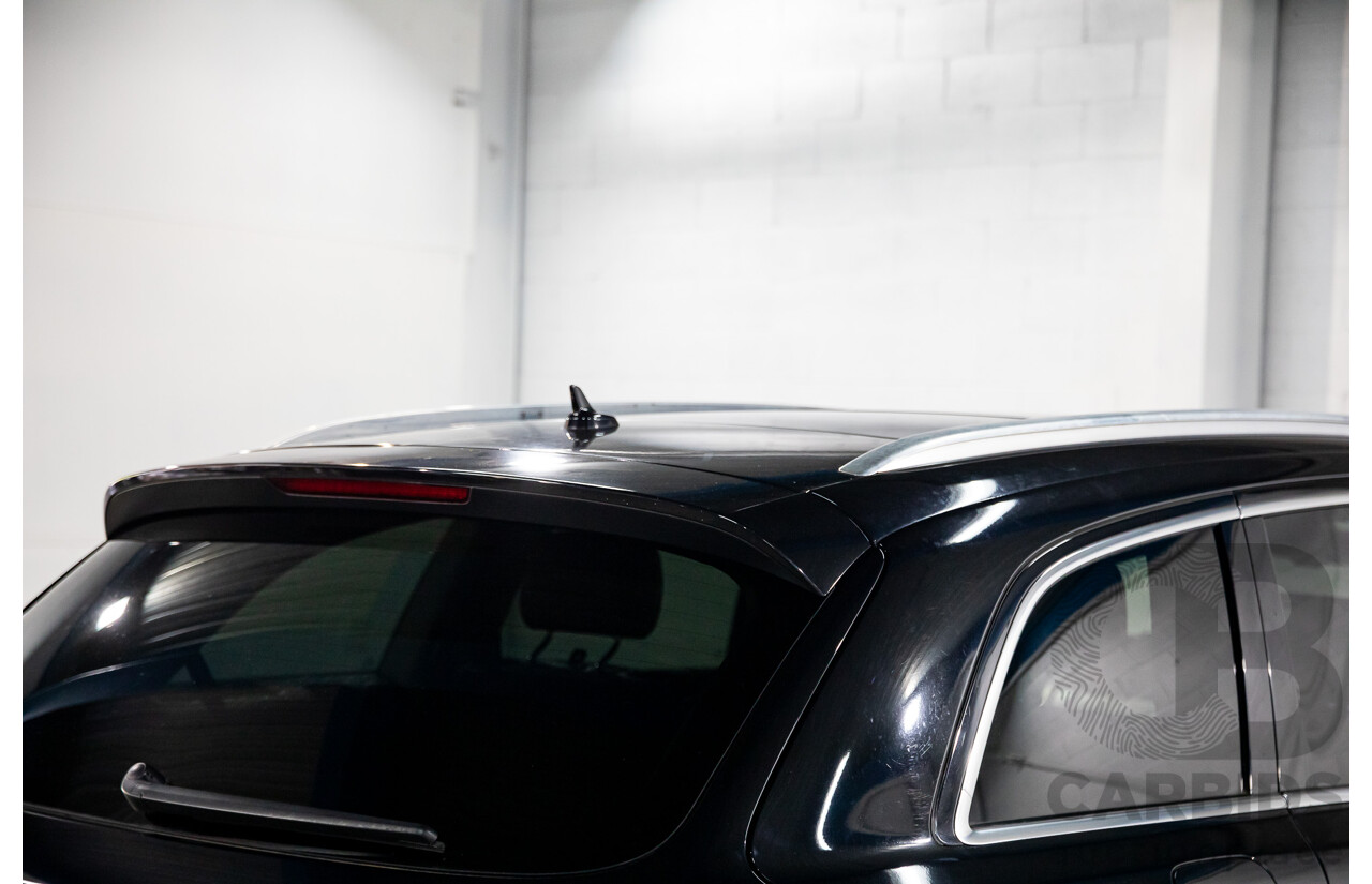 11/2012 Audi Q7 S-Line 3.0 TDI Quattro MY12 4d Wagon Orca Black Metallic Turbo Diesel V6 3.0L