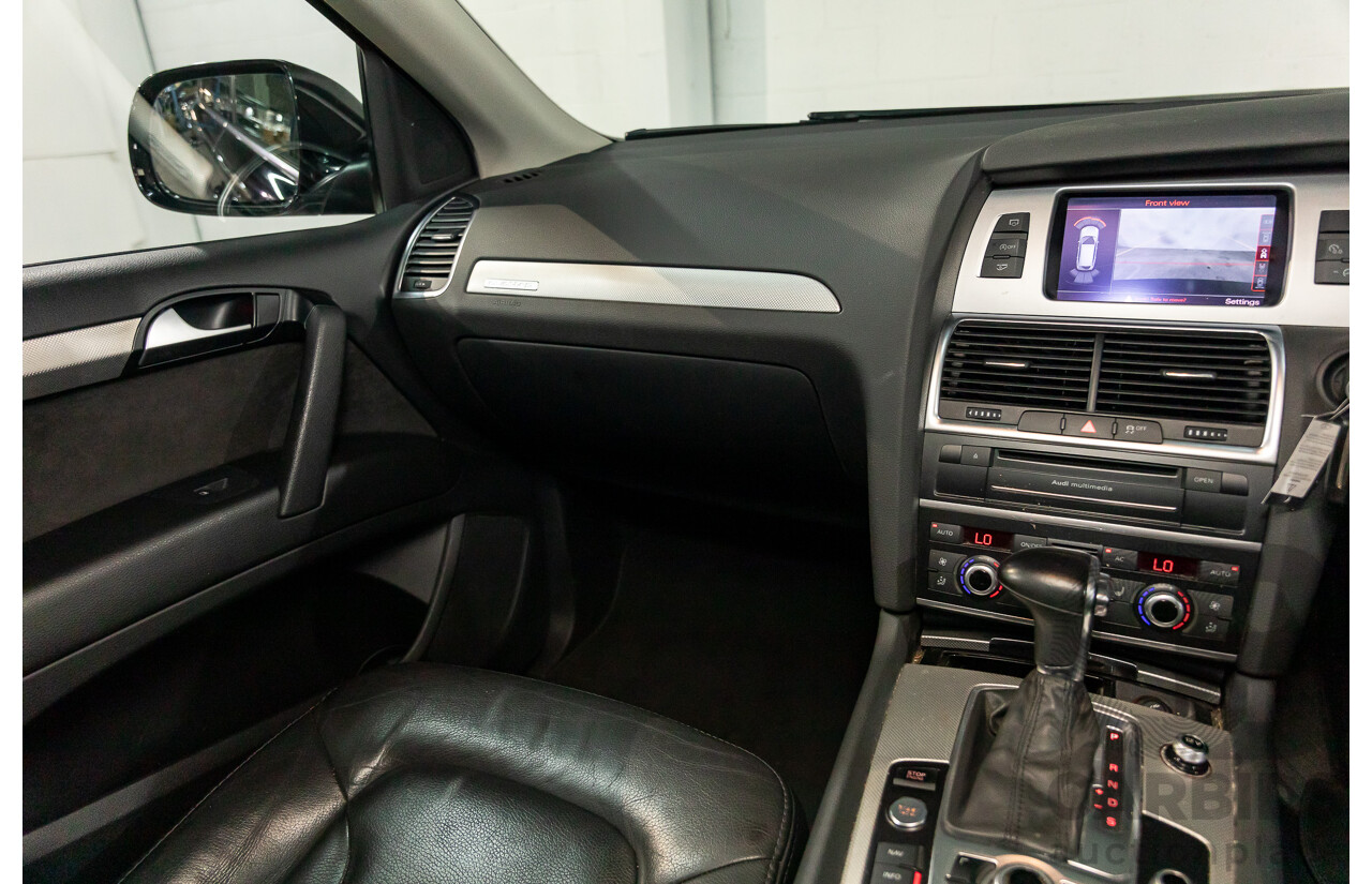 11/2012 Audi Q7 S-Line 3.0 TDI Quattro MY12 4d Wagon Orca Black Metallic Turbo Diesel V6 3.0L