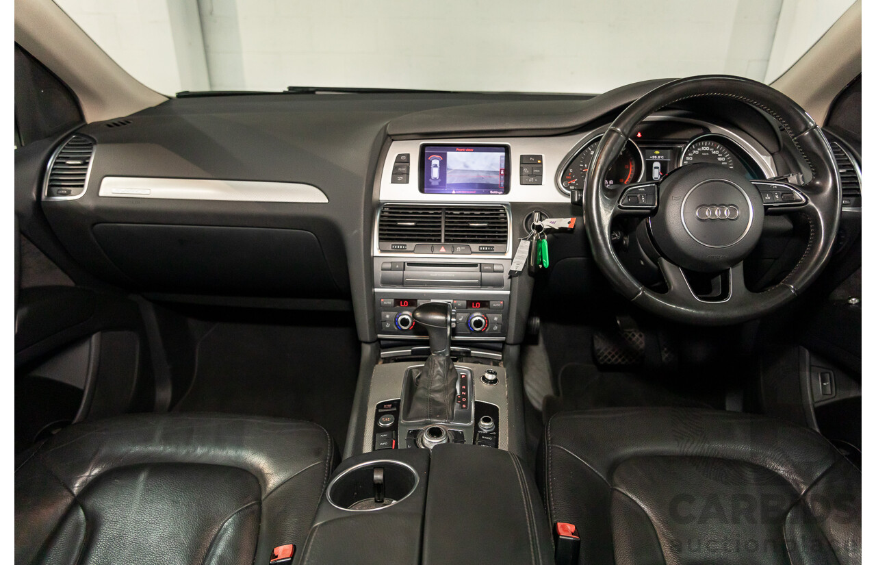 11/2012 Audi Q7 S-Line 3.0 TDI Quattro MY12 4d Wagon Orca Black Metallic Turbo Diesel V6 3.0L
