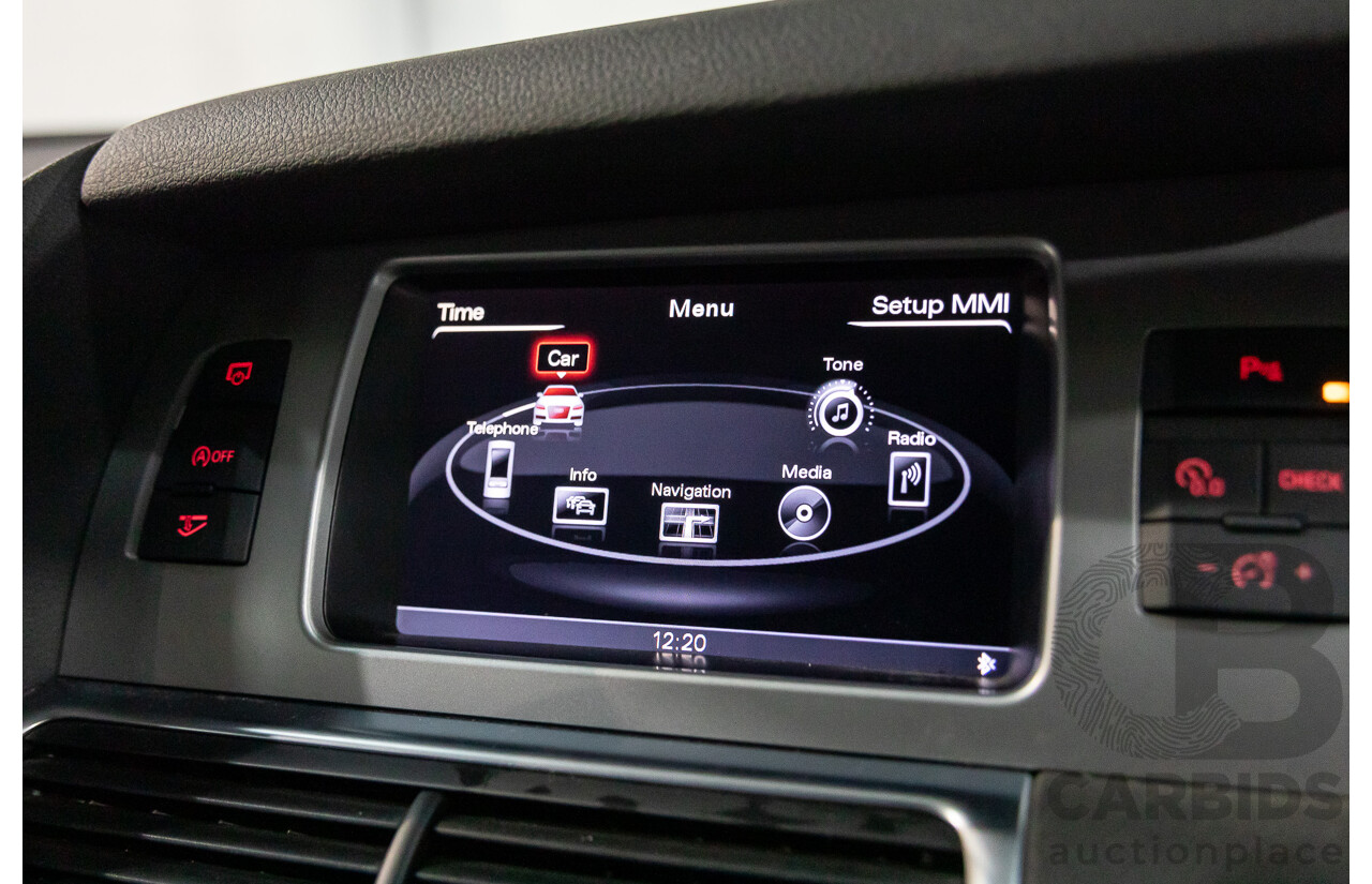 11/2012 Audi Q7 S-Line 3.0 TDI Quattro MY12 4d Wagon Orca Black Metallic Turbo Diesel V6 3.0L