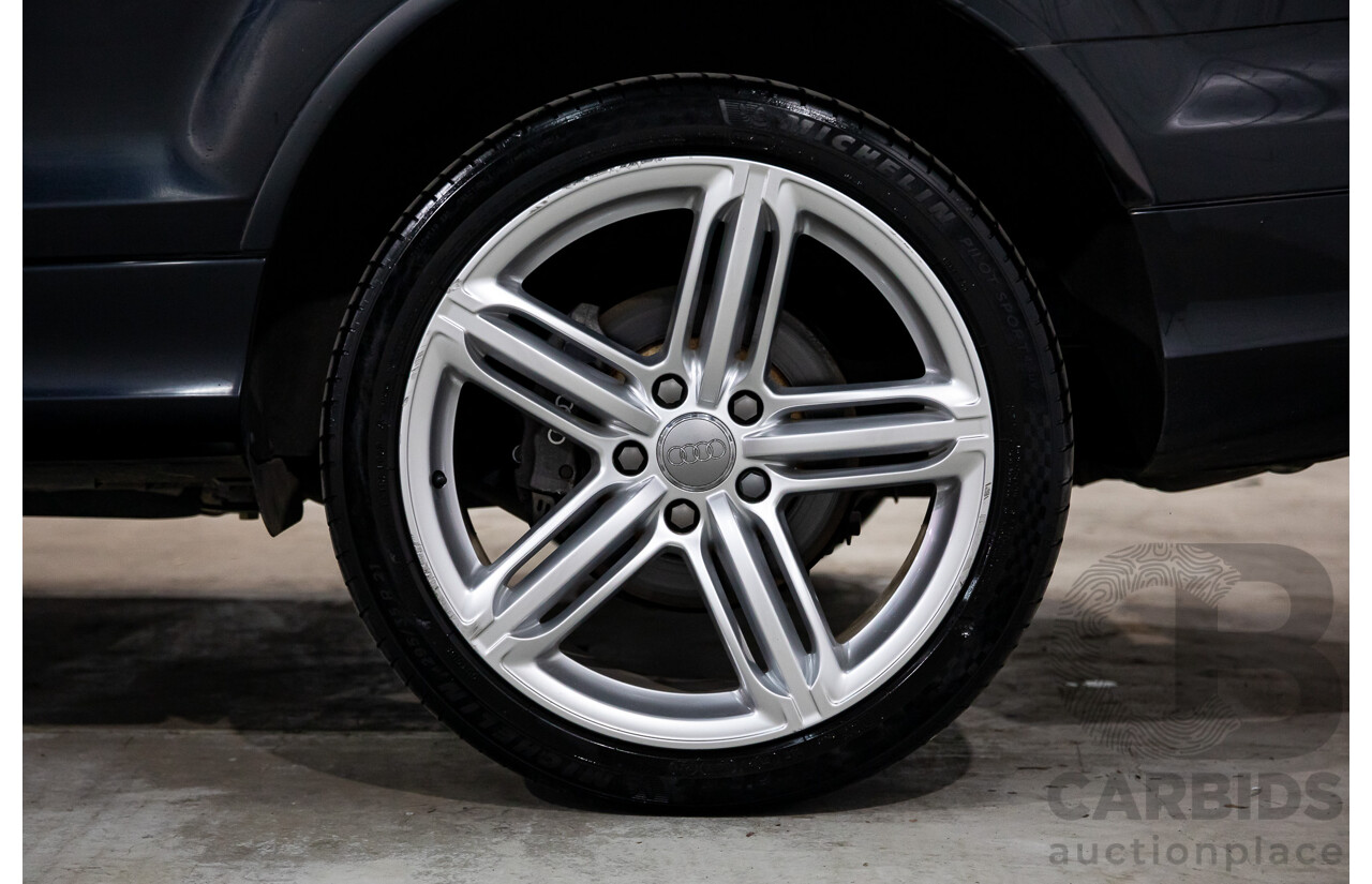 11/2012 Audi Q7 S-Line 3.0 TDI Quattro MY12 4d Wagon Orca Black Metallic Turbo Diesel V6 3.0L