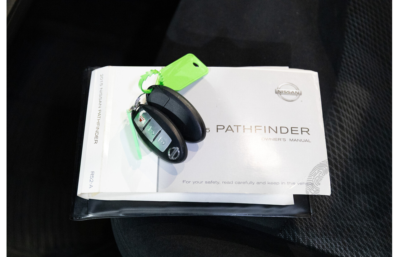 9/2015 Nissan Pathfinder ST (4x2) R52 4d Wagon Gun Grey Metallic V6 3.5L