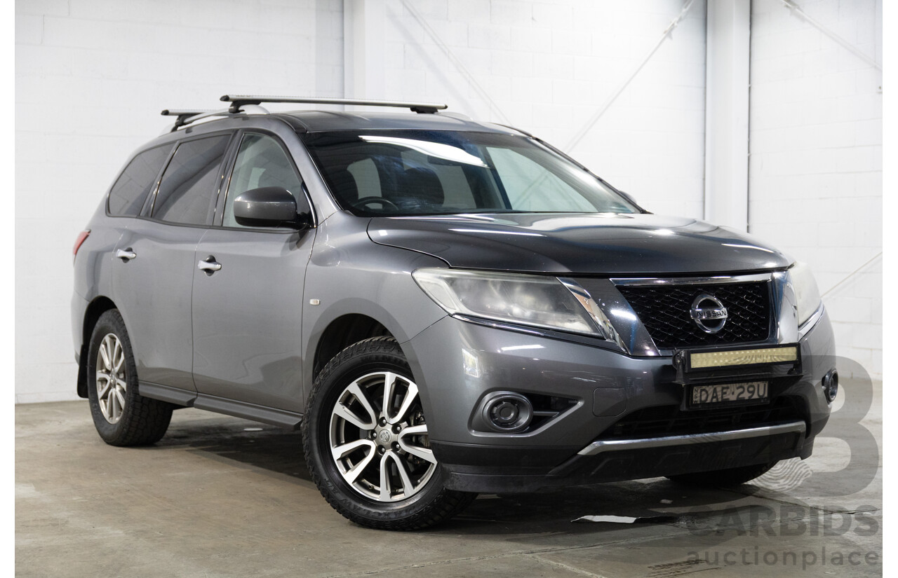 9/2015 Nissan Pathfinder ST (4x2) R52 4d Wagon Gun Grey Metallic V6 3.5L