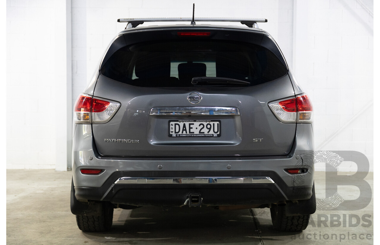 9/2015 Nissan Pathfinder ST (4x2) R52 4d Wagon Gun Grey Metallic V6 3.5L