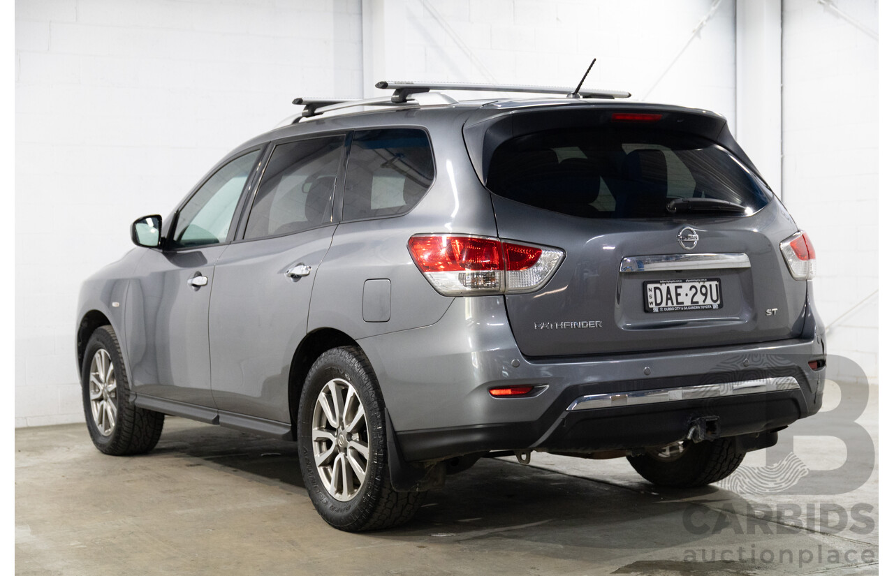 9/2015 Nissan Pathfinder ST (4x2) R52 4d Wagon Gun Grey Metallic V6 3.5L