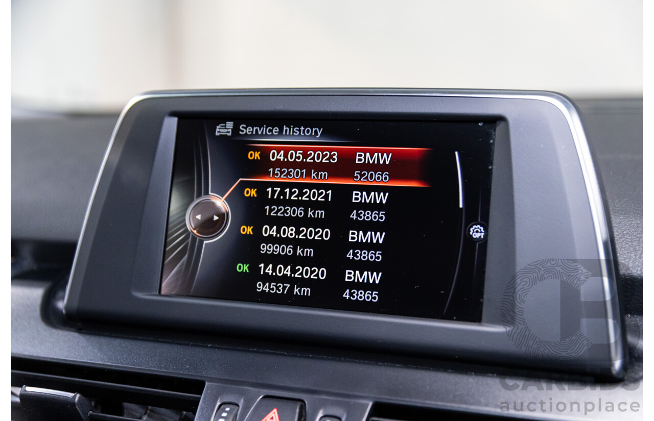 2/2015 BMW 218i Active Tourer Luxury F45 4d Wagon Mineral Grey Metallic Turbo 1.5L