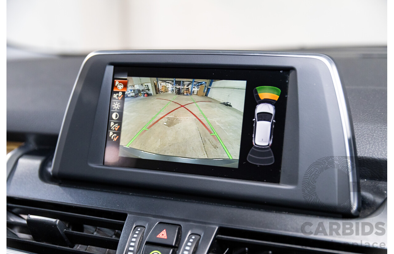 2/2015 BMW 218i Active Tourer Luxury F45 4d Wagon Mineral Grey Metallic Turbo 1.5L