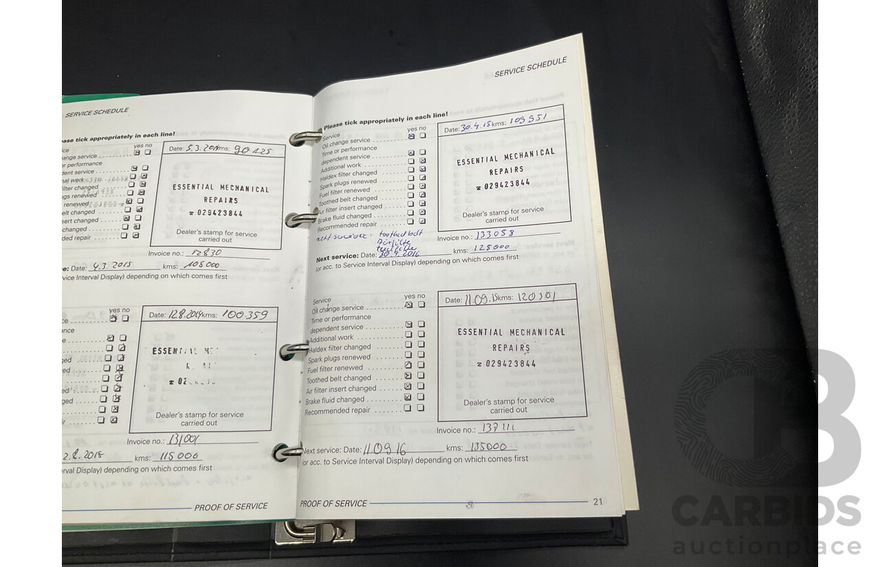 12/2007 Volkswagen EOS 2.0 TDI 1F MY08 2d Convertible Deep Black Pearl Turbo Diesel 2.0L