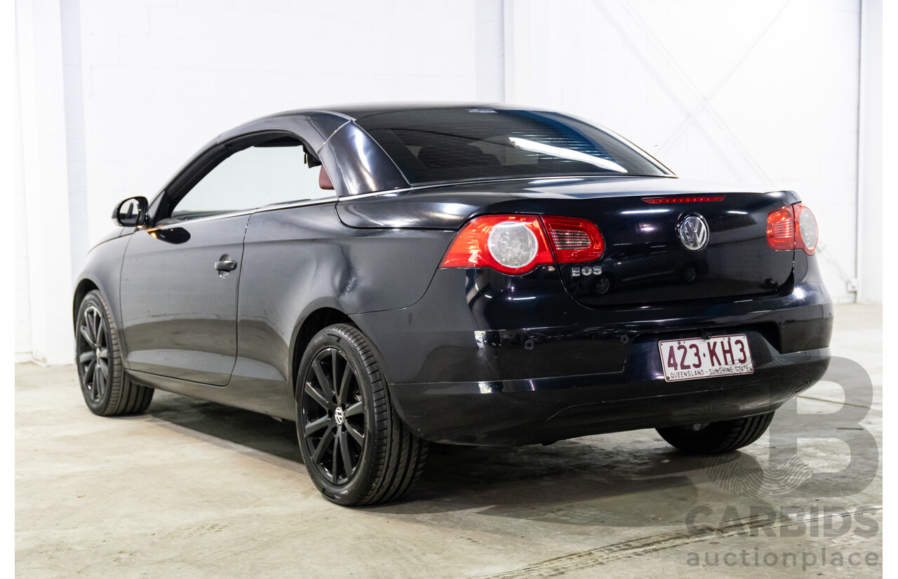 12/2007 Volkswagen EOS 2.0 TDI 1F MY08 2d Convertible Deep Black Pearl Turbo Diesel 2.0L