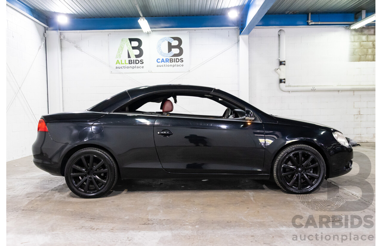 12/2007 Volkswagen EOS 2.0 TDI 1F MY08 2d Convertible Deep Black Pearl Turbo Diesel 2.0L