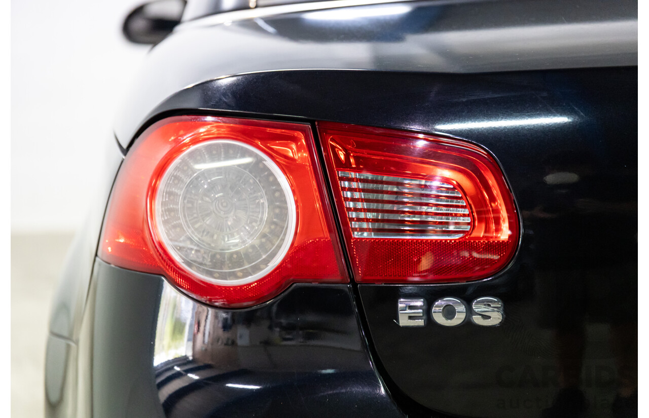 12/2007 Volkswagen EOS 2.0 TDI 1F MY08 2d Convertible Deep Black Pearl Turbo Diesel 2.0L