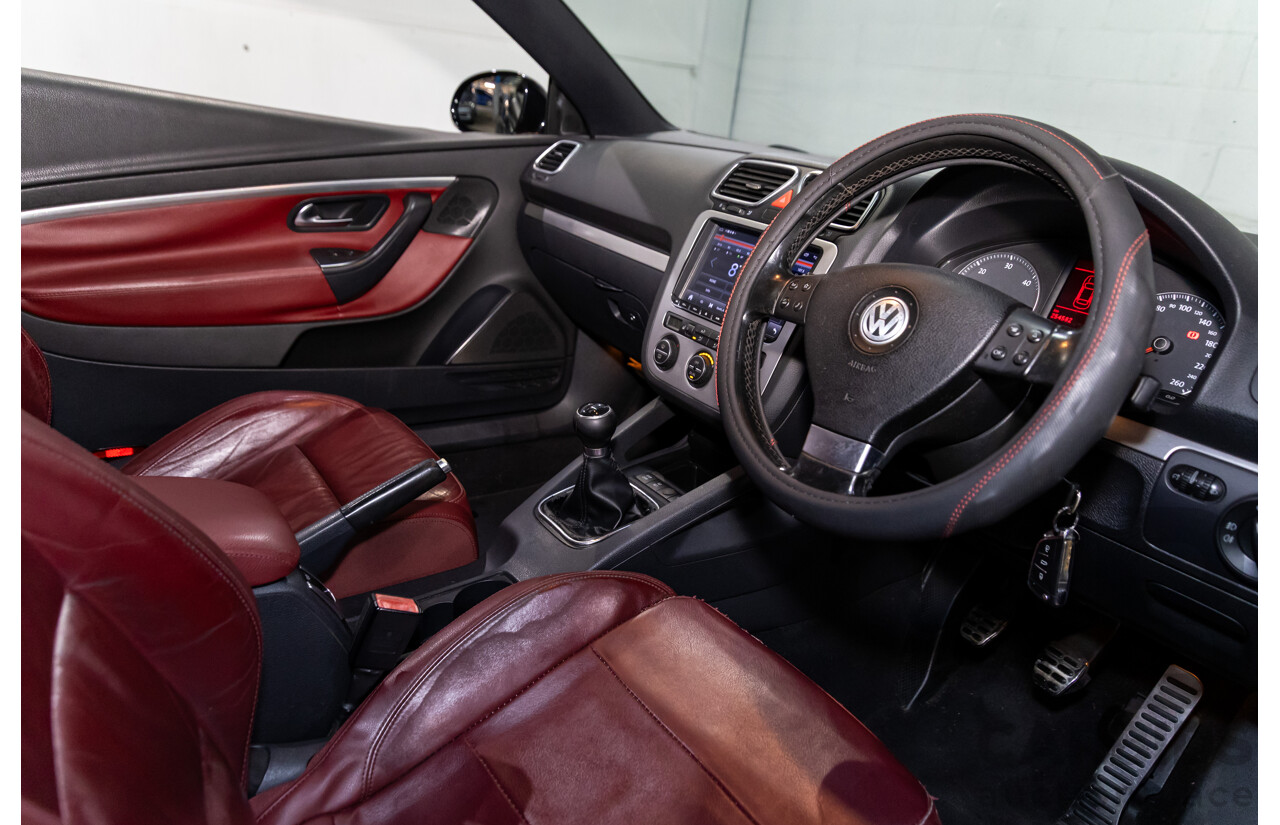 12/2007 Volkswagen EOS 2.0 TDI 1F MY08 2d Convertible Deep Black Pearl Turbo Diesel 2.0L