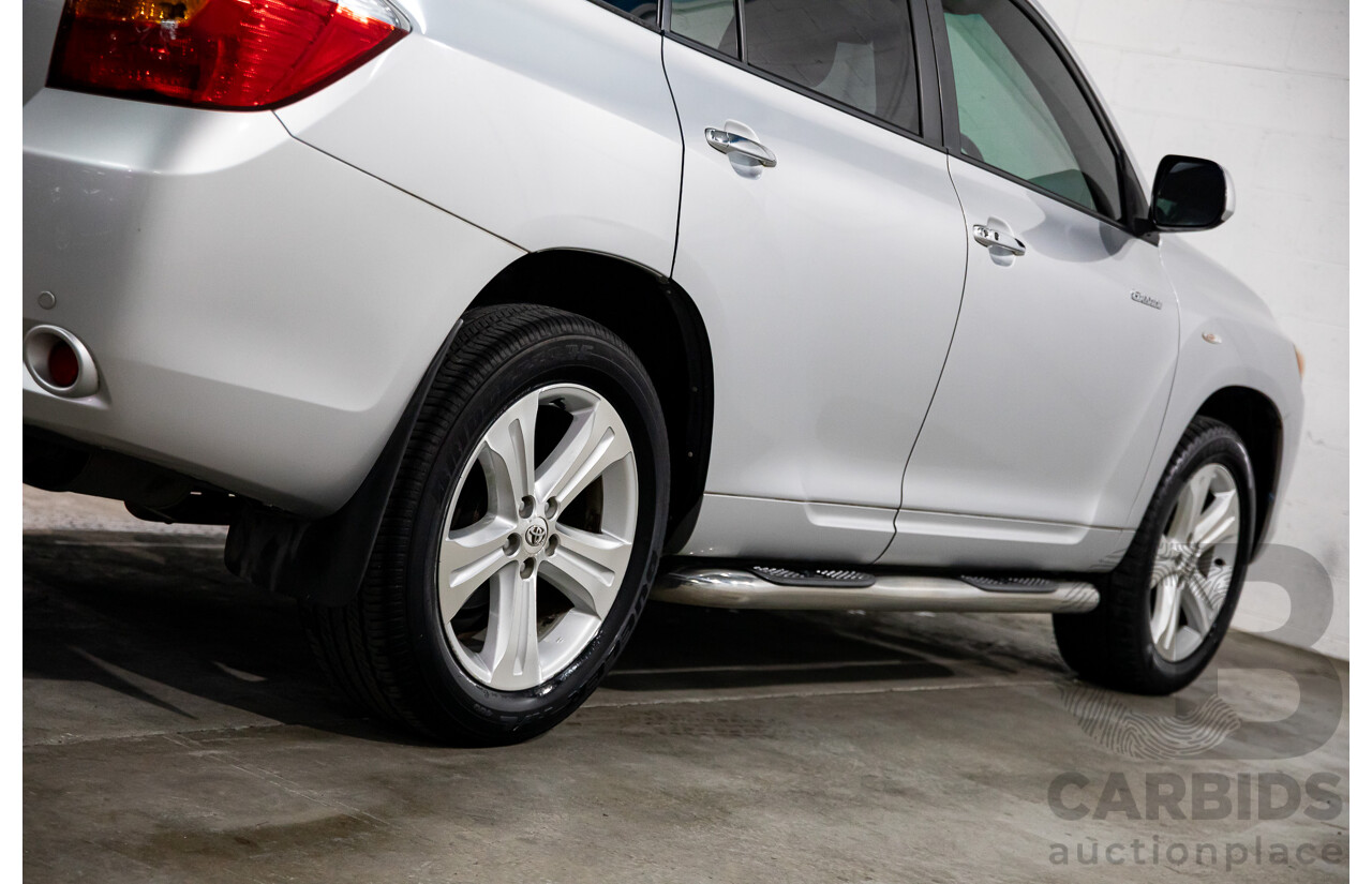 11/2009 Toyota Kluger Grande (4x4) GSU45R 4d Wagon Classic Silver Metallic V6 3.5L