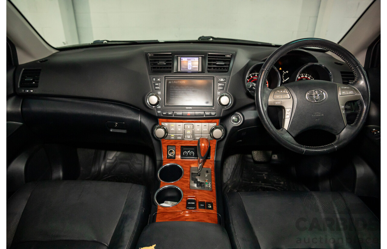 11/2009 Toyota Kluger Grande (4x4) GSU45R 4d Wagon Classic Silver Metallic V6 3.5L