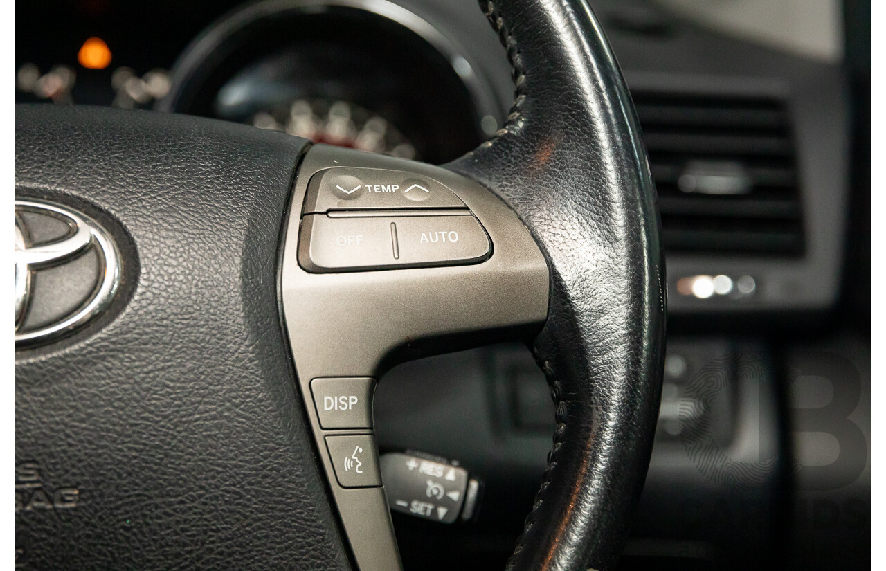 11/2009 Toyota Kluger Grande (4x4) GSU45R 4d Wagon Classic Silver Metallic V6 3.5L