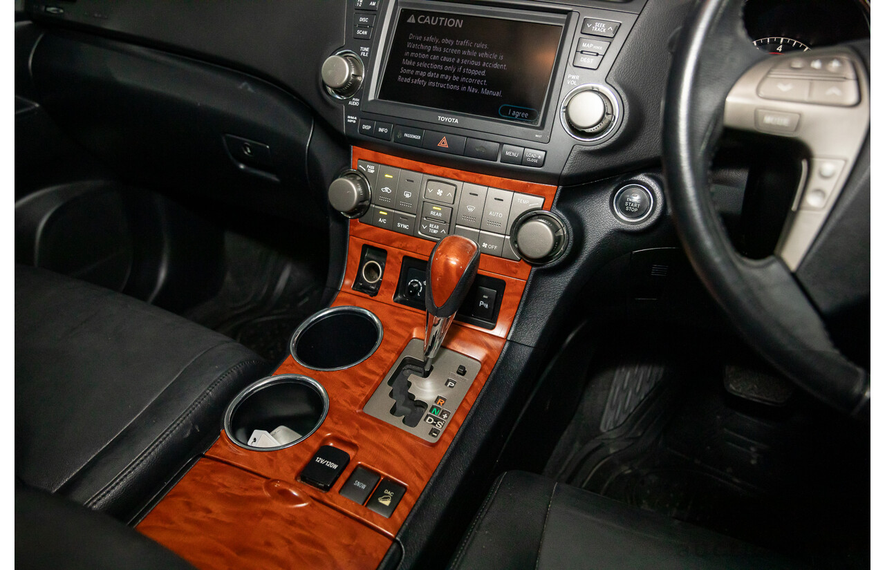 11/2009 Toyota Kluger Grande (4x4) GSU45R 4d Wagon Classic Silver Metallic V6 3.5L