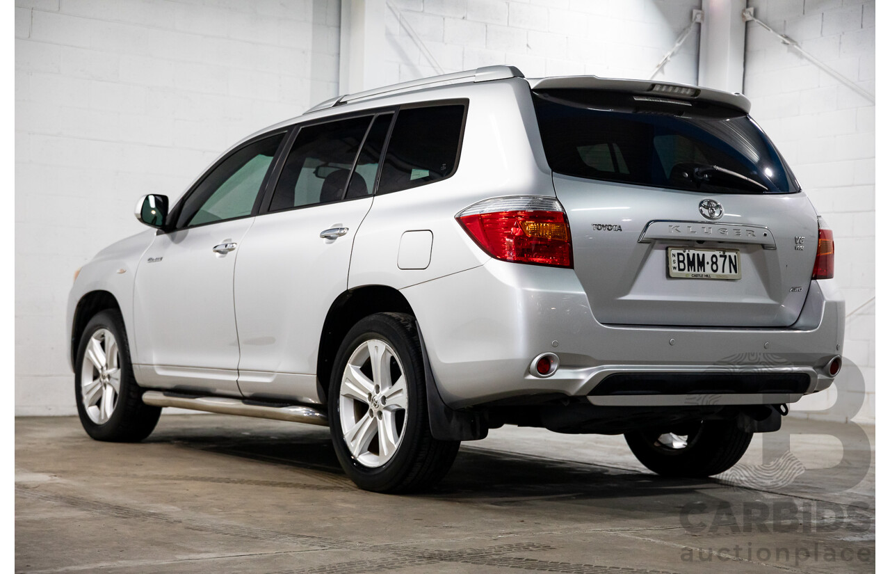 11/2009 Toyota Kluger Grande (4x4) GSU45R 4d Wagon Classic Silver Metallic V6 3.5L