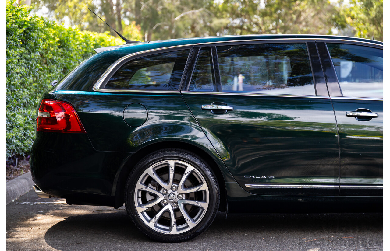 04/2017 Holden Calais V (RWD) VF II MY17 4d Sportwagon Regal Peacock Metallic V8 6.2L
