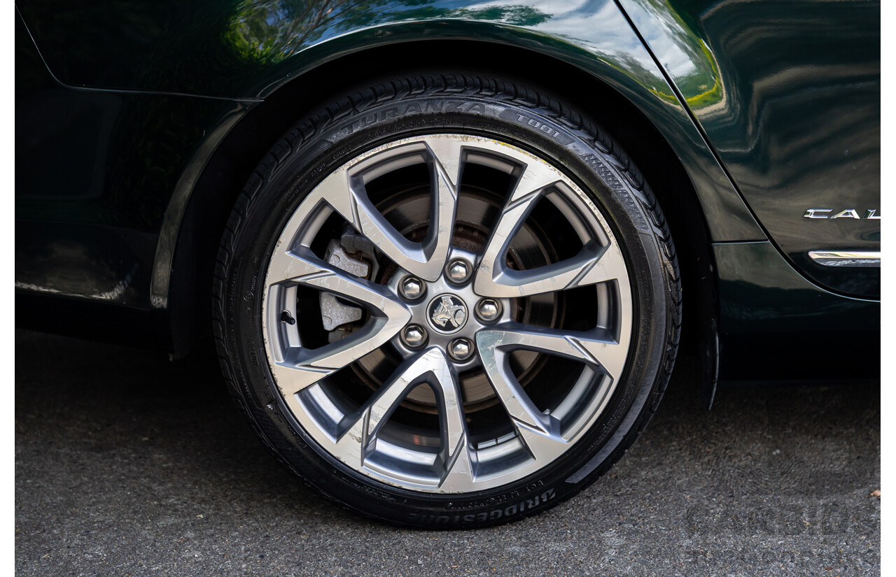 04/2017 Holden Calais V (RWD) VF II MY17 4d Sportwagon Regal Peacock Metallic V8 6.2L