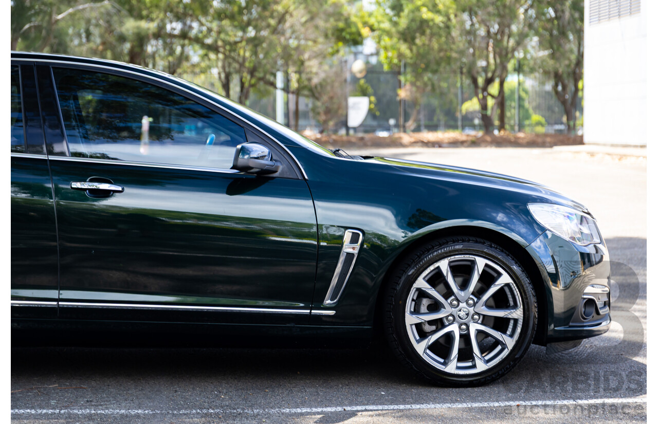 04/2017 Holden Calais V (RWD) VF II MY17 4d Sportwagon Regal Peacock Metallic V8 6.2L