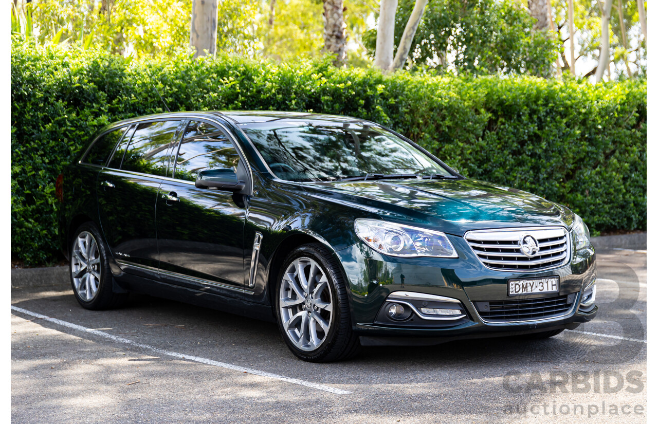 04/2017 Holden Calais V (RWD) VF II MY17 4d Sportwagon Regal Peacock Metallic V8 6.2L