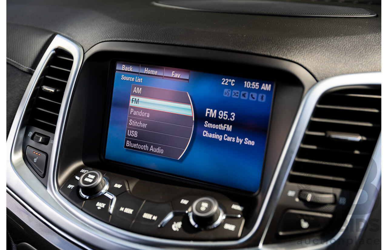 04/2017 Holden Calais V (RWD) VF II MY17 4d Sportwagon Regal Peacock Metallic V8 6.2L