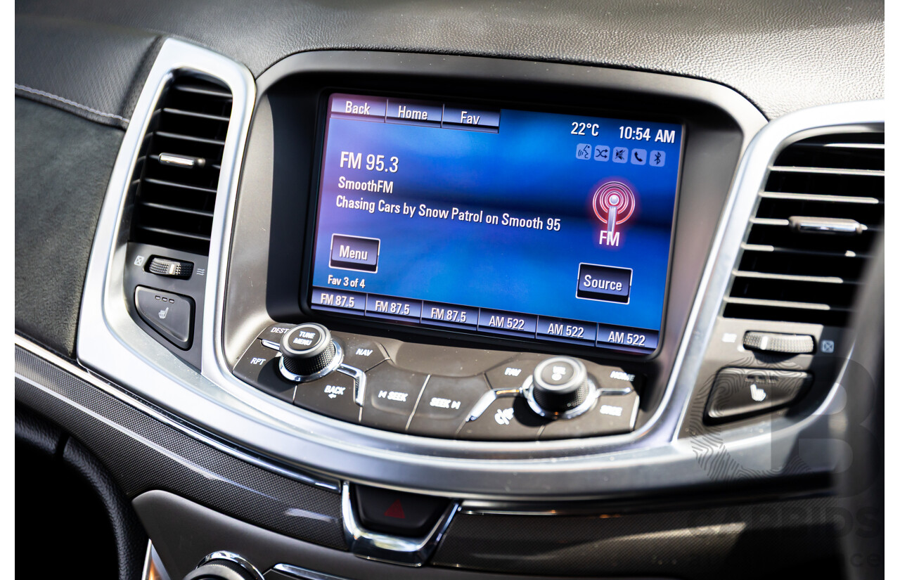 04/2017 Holden Calais V (RWD) VF II MY17 4d Sportwagon Regal Peacock Metallic V8 6.2L