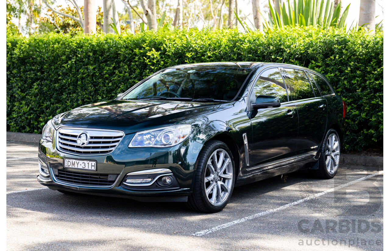 04/2017 Holden Calais V (RWD) VF II MY17 4d Sportwagon Regal Peacock Metallic V8 6.2L