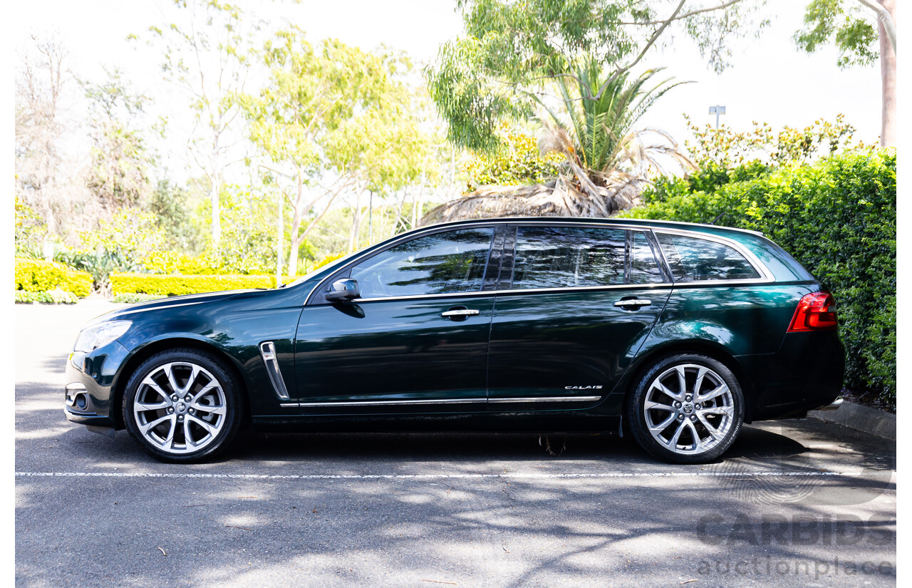04/2017 Holden Calais V (RWD) VF II MY17 4d Sportwagon Regal Peacock Metallic V8 6.2L