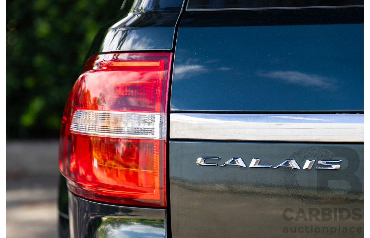 04/2017 Holden Calais V (RWD) VF II MY17 4d Sportwagon Regal Peacock Metallic V8 6.2L