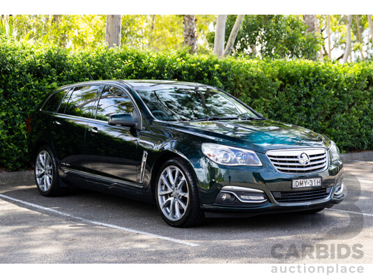 04/2017 Holden Calais V (RWD) VF II MY17 4d Sportwagon Regal Peacock Metallic V8 6.2L