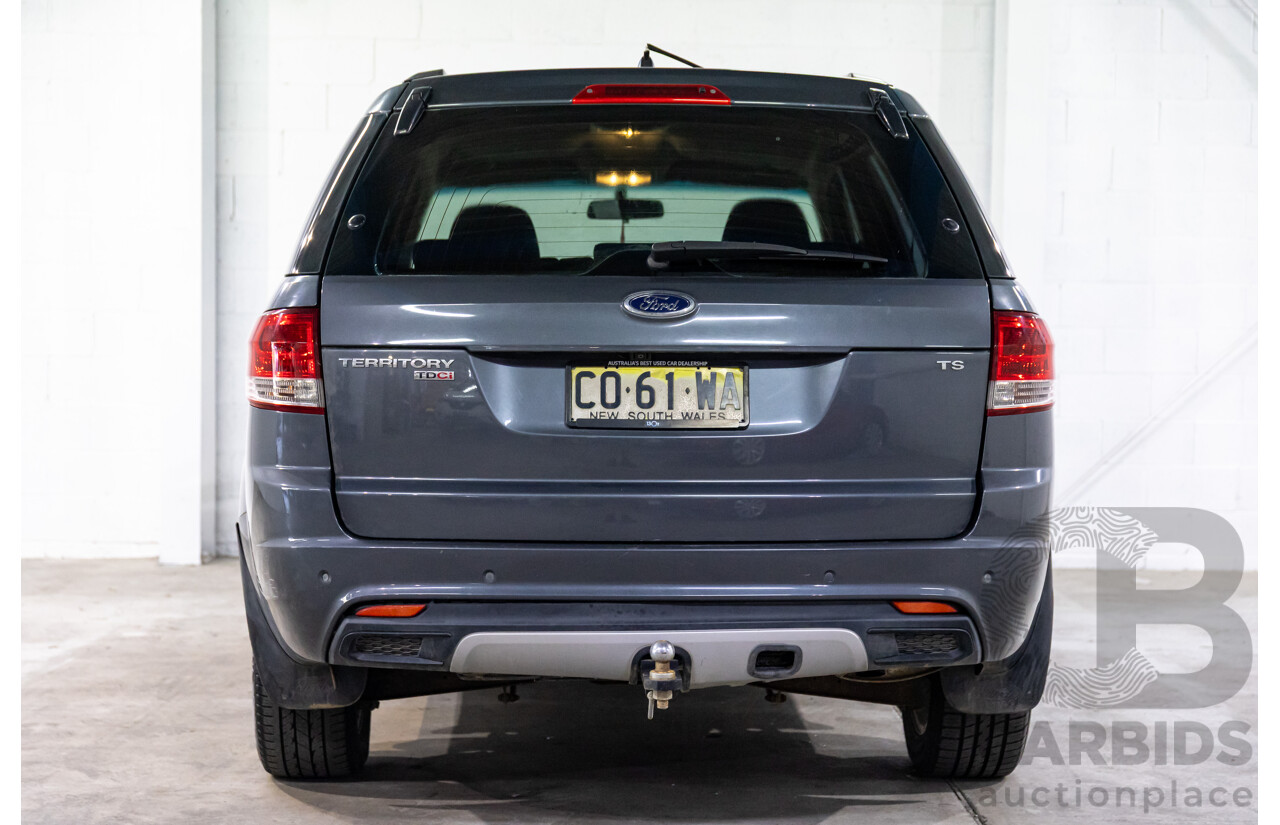 5/2014 Ford Territory TX (RWD) SZ 4d Wagon Smoke Grey Metallic Turbo Diesel 2.7L