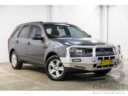 5/2014 Ford Territory TX (RWD) SZ 4d Wagon Smoke Grey Metallic Turbo Diesel 2.7L