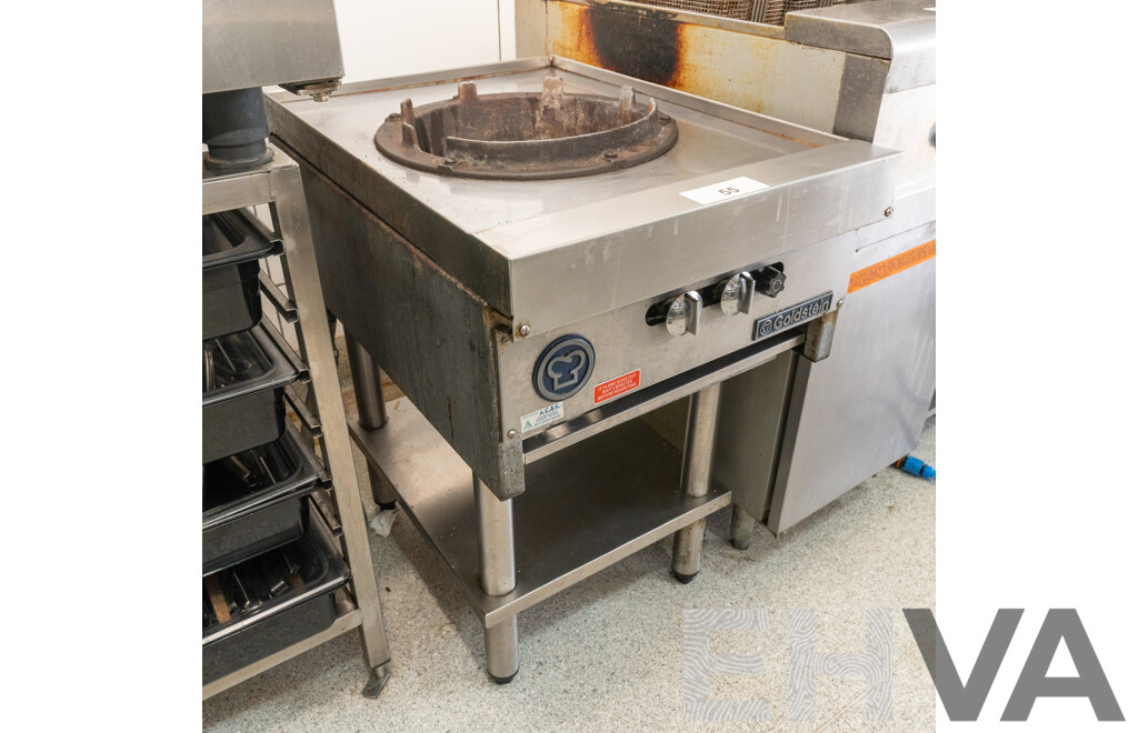 Goldstein Natural Gas 330mm Dual Ring Wok Burner - CW1