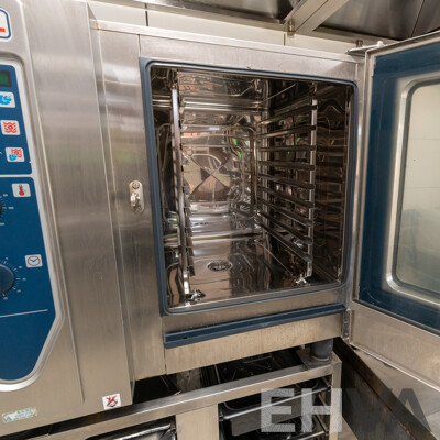 Rational Electric Combi Oven with Stand and Utensils