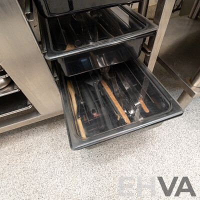 Rational Electric Combi Oven with Stand and Utensils