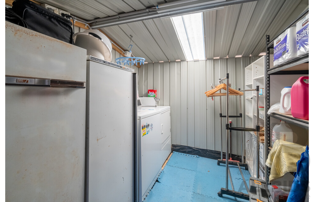 Alvannex Pty Ltd Demountable/Movable Dwelling - Two Bedroom Caretakers Residence - Approximately 140 Square Meters with Carport and Garden Shed