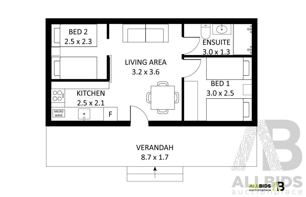 Alvannex Pty Ltd Demountable/Movable Dwelling - 36 Square Meters - Cabin 605