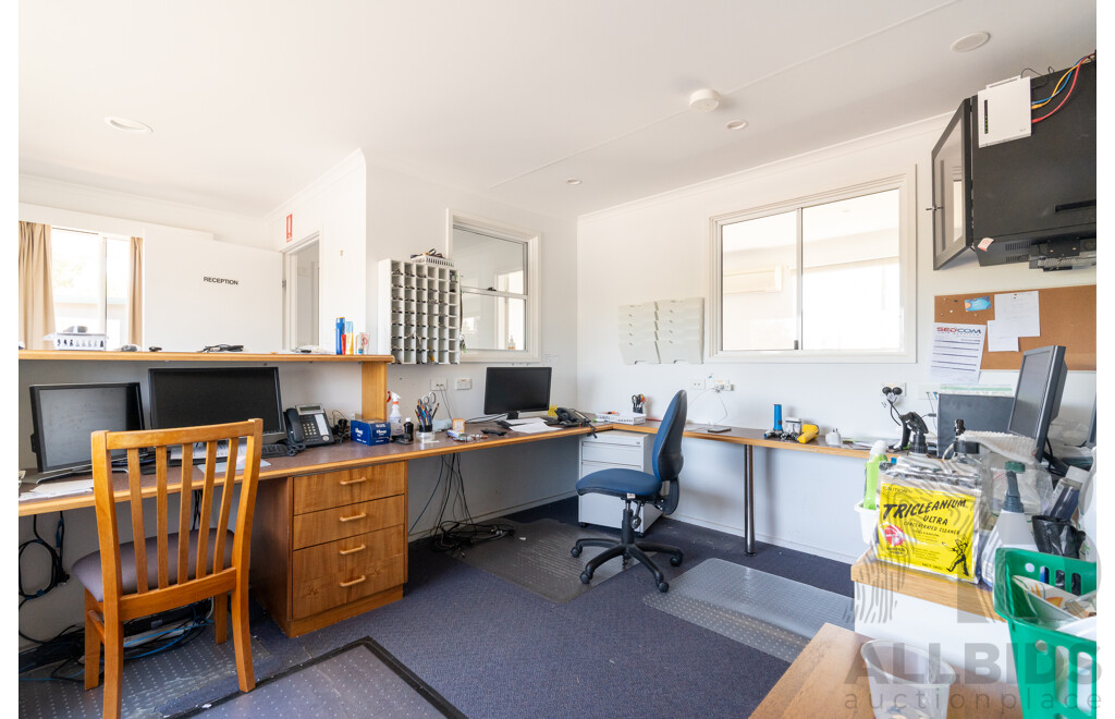 Alvannex Pty Ltd Demountable/Movable Building with Accessibility Ramp - Office Building