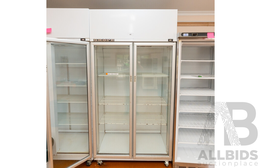 Skope 1000 Litre Two Door Upright Commercial Display Refrigerator - TME1000-H