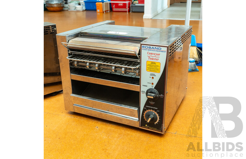 Roband Commercial Electric Conveyor Toaster - TCR10
